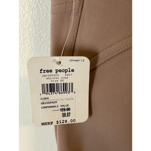NEW Free People FP Movement Keep It Up High Rise Leggings - Whinter Rose Size XS - Picture 5 of 6
